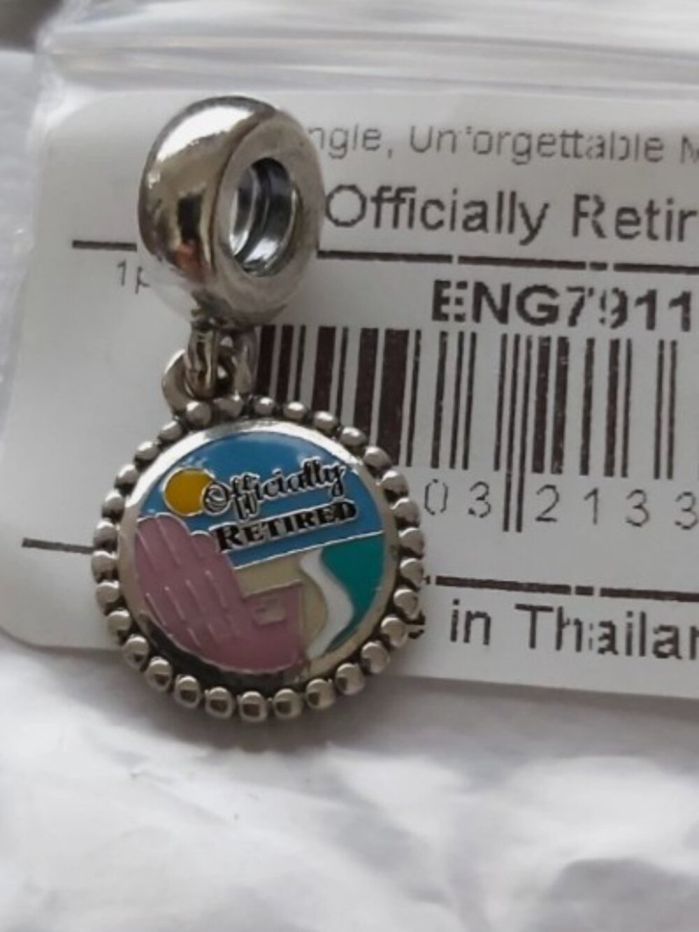AUTH PANDORA STERLING SILVER *ONLINE EXCLUSIVE* OFFICIALLY RETIRED